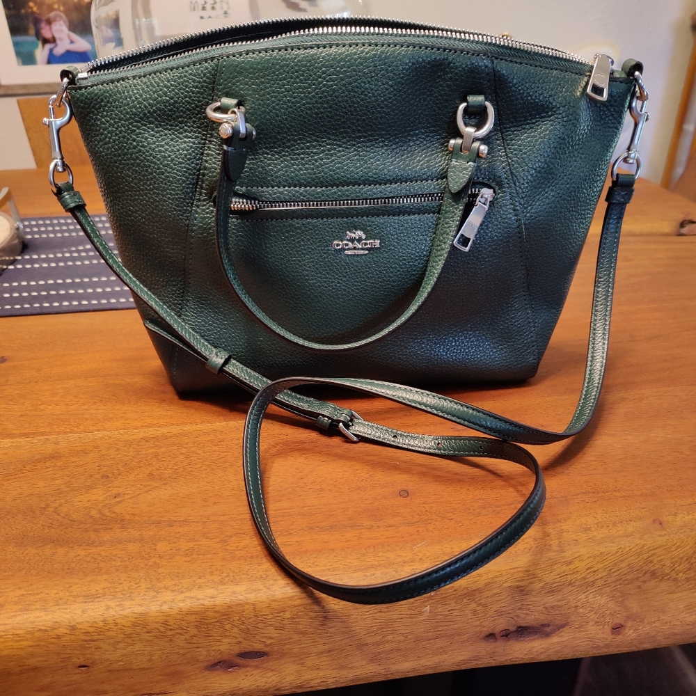 COACH Leather Prairie Satchel